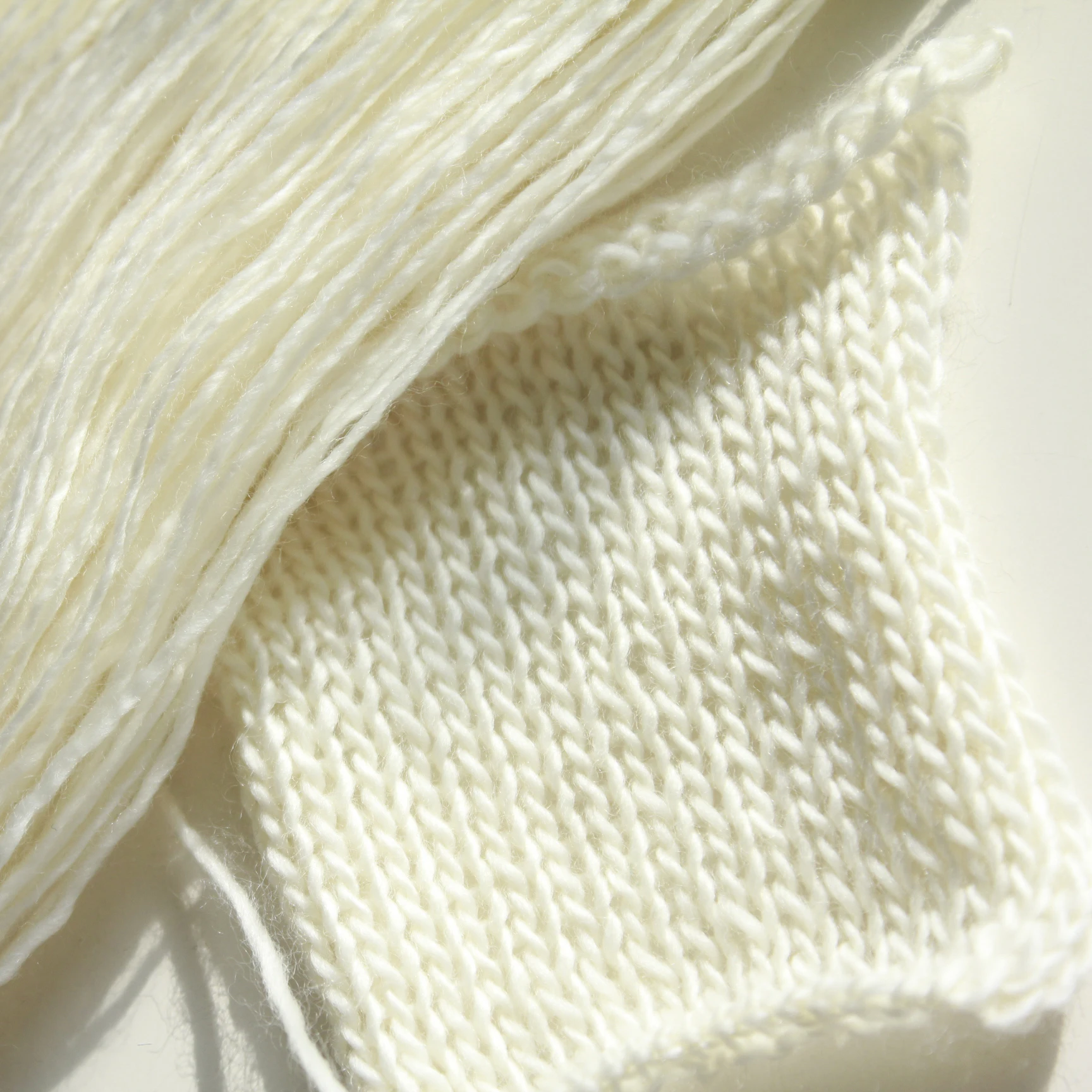 Undyed Sport Weight Yarn 100% Superwash Merino 1ply Ecru Fiber Knitting Dyeing 5
