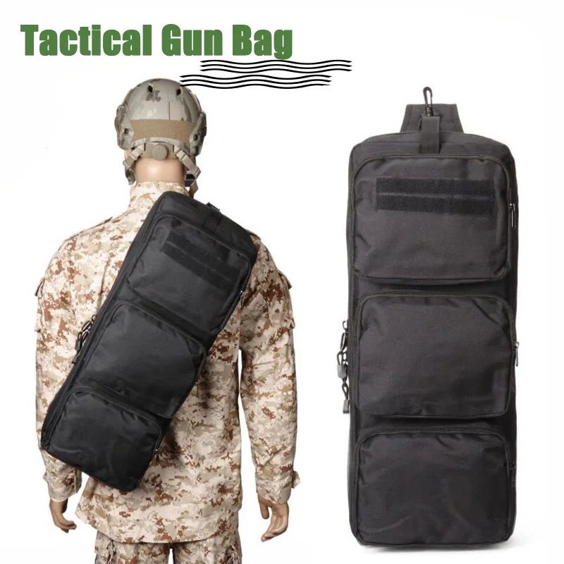 

Outdoor Military Equipment Tactical Gun Bag Air Gun Rifle Carrying Holster Shooting Hunting Hiking Camping Protective Backpack