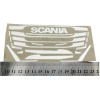 Metal Paste Model Intake Hood Stickers for 1/14 Tamiya Truck Tractor Scania 56368 770s DIY RC Cars Upgrade Decoration Parts 2
