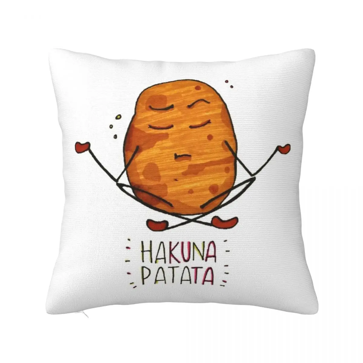 Hakuna Pata Cuscino Decorativo Per Cuscino Da Tiro Con Patate Per Copridivano Per Divano Copridivano