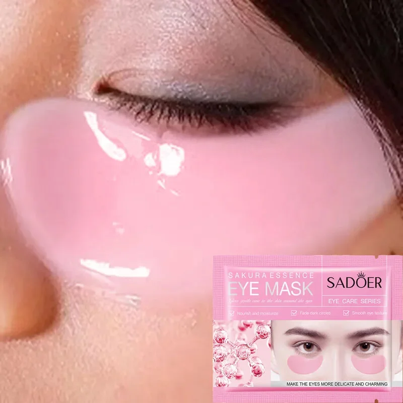 Collagen Eye Mask Anti-Wrinkle Eye Patches Fade Fine Lines Remove Dark Circle Bag Anti-Puffiness Moisturizing Brighten Skin Care