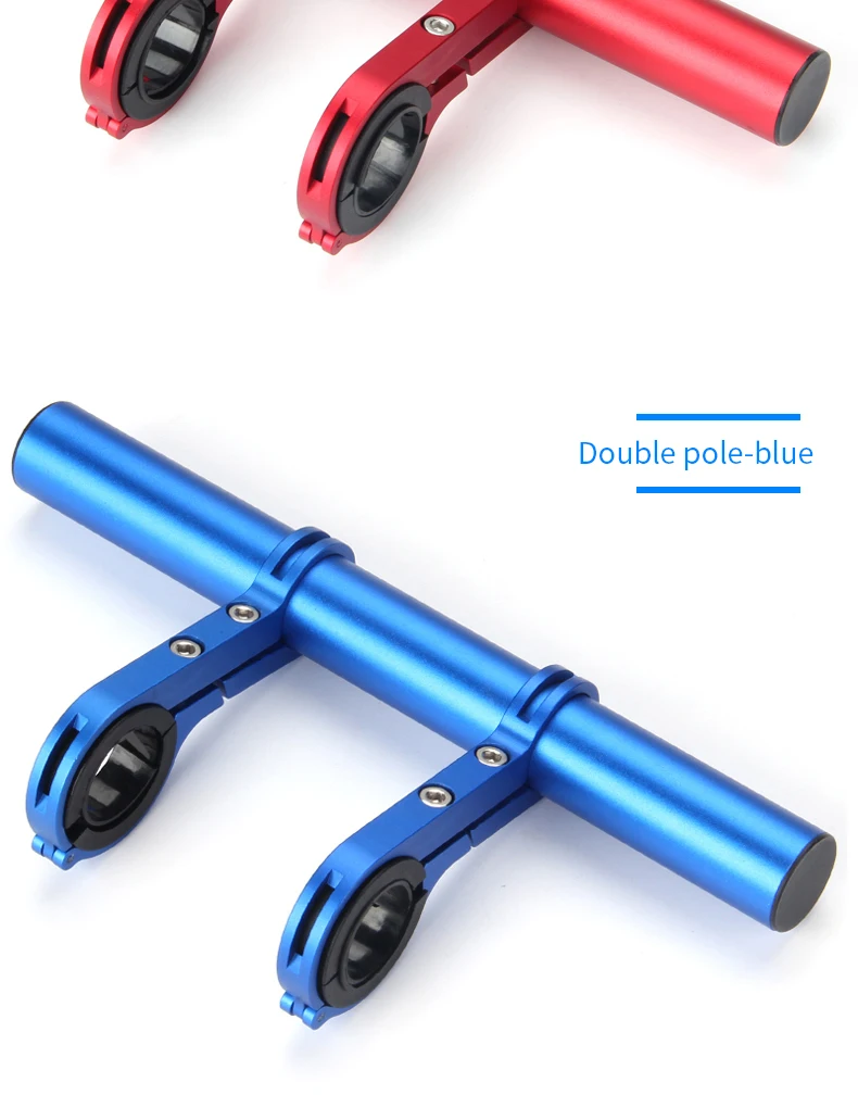 Elektrische Roller Lenker Extender Verlängerung Horn Licht Halterung Lenker Riser Adapter Fahrrad Lampe taschenlampe Zubehör – Detail 8