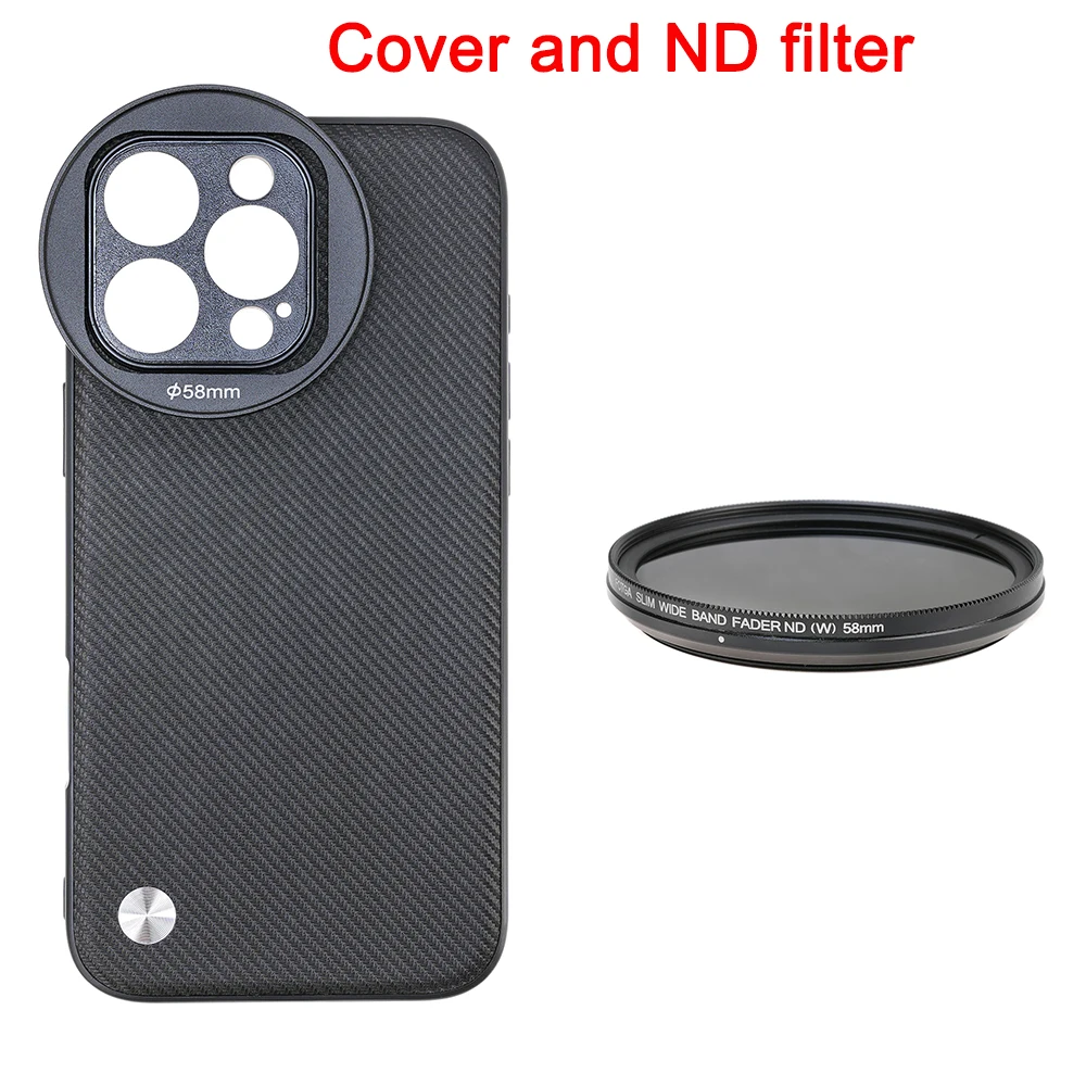 FOTGA Mobile Phone Case with 58mm Filter Adapter and Magsafe Compatibility