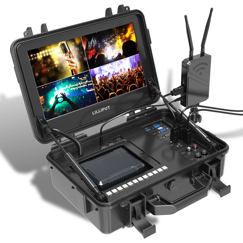 BM120-4KS 12.5'' with carry on 4K broadcast director monitor  + suitcase and V B
