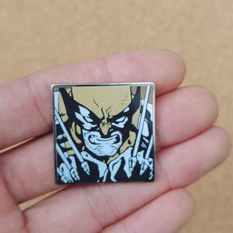 Disney Pins Creative X-Men Wolverine Emblema In Metallo Accessori Per Borse Moda Decorazione Per Abbigliamento Donna Zainetto Per Bambini Regalo