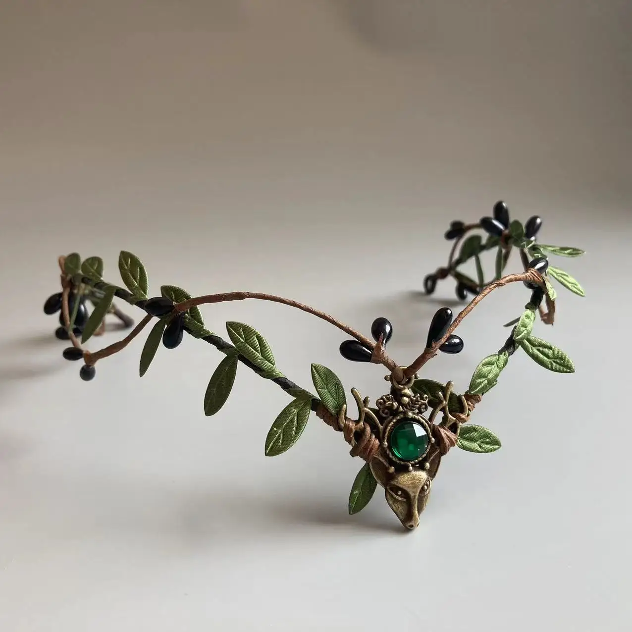 Couronne Bois De Cerf Gothique - Accessoire Cosplay Et événements Fantasy