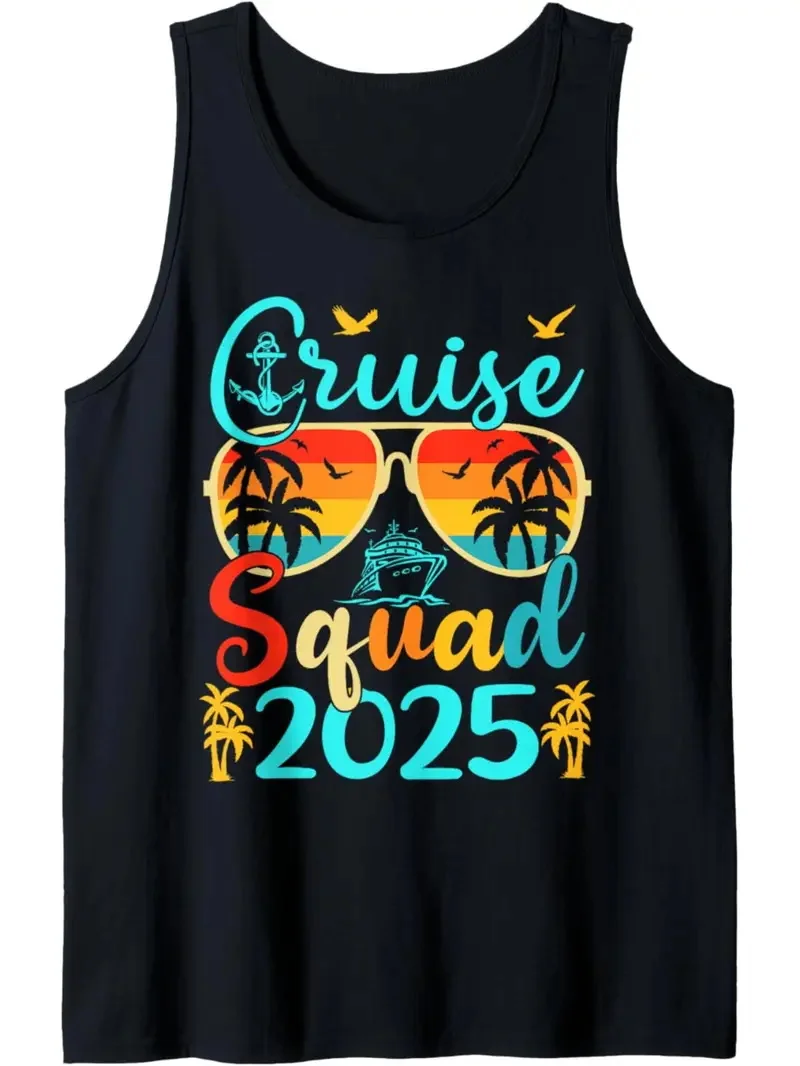 Men's Tropical Sunset Tank Top View 3