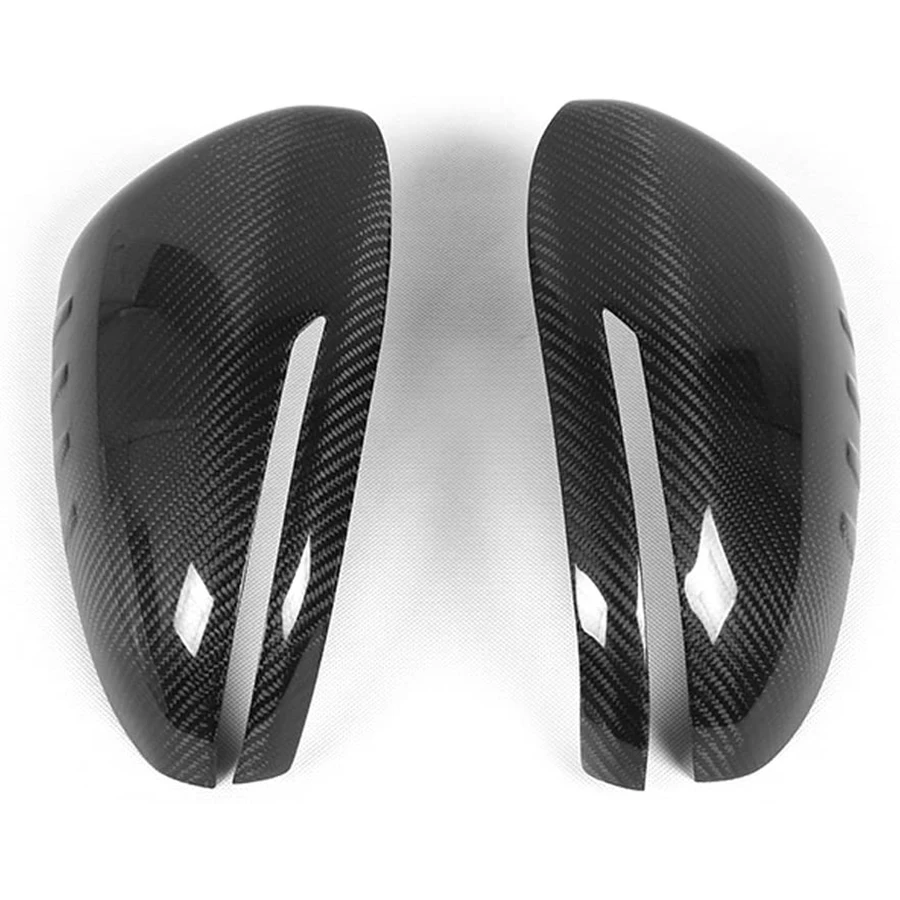 Carbon Fiber Rearview Mirror Cover Side Door Mirror Caps Protector for