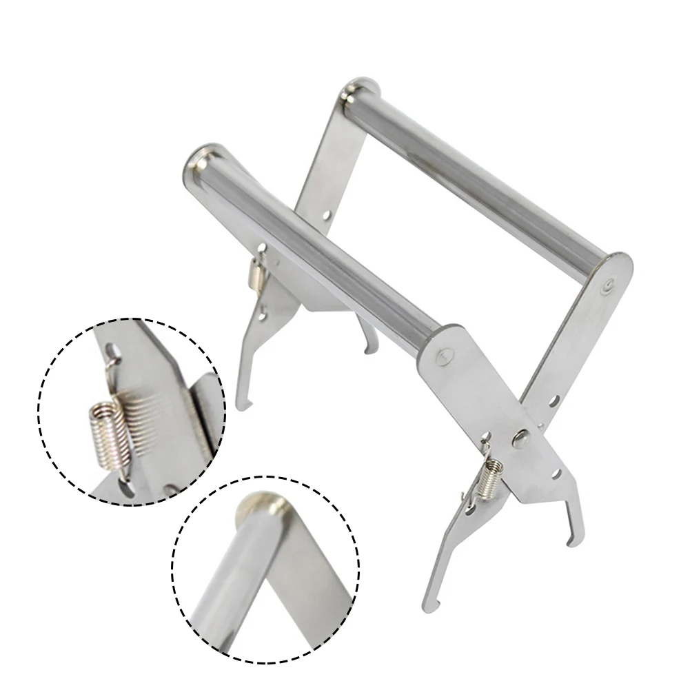 

1pcs Stainless Steel Bee Hive Frame Clip Nest Box Holder Tool Queen Beekeeping Beekeeper Rearing 13*11.5 Cm