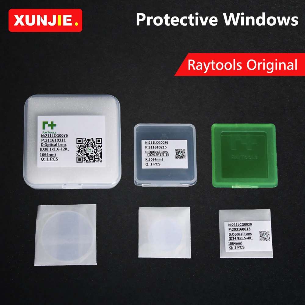 Raytools-lente láser Original, espejos ópticos de cerámica 120274100B, 27,9x4,1/24,9x1,5, 211LCG0037, 211LCG0020, 37x7, 38,1x1,6