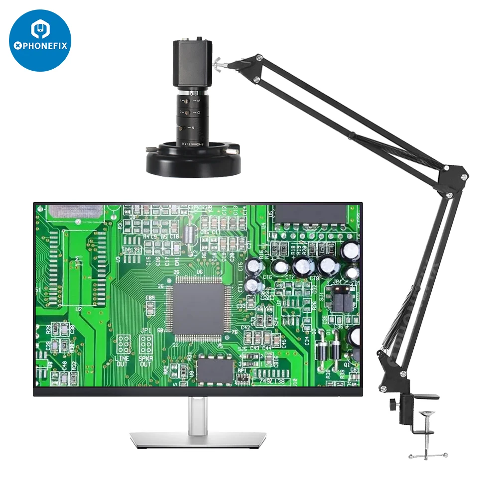 HD 1080p 2.0MP Video Recorder Surveillance IP Camera with 6-60mm IR F1.6 CS Mount CCTV Manual Iris Zoom Lens for Live Broadcast