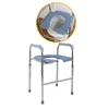 Toilet Height Booster Mobile Shelf Toilet Armrest Elderly Stool Adjustable Cushion Chair Suitable For Aging 5