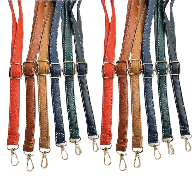 

125CM Long PU Leather Bag Strap Accessories for handbags 1.2CM Wide Shoulder Bag Strap For crossbody Replacement Strap For Bags