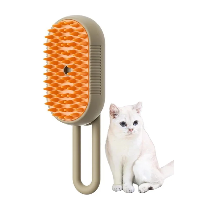 Pet Grooming Brush 3-in-1 Dog Hair Brush Cat Hair Brush Electric Pet Cleaning Steam Spray Massage Removal Comb Anti Flying