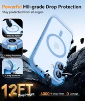 Magnetic Matte Translucent Armor Shockproof Case For iPhone 17 16 15 14 13 12 11 Pro Max Plus Magsafe Wireless Charge Cover2026 - Image 6