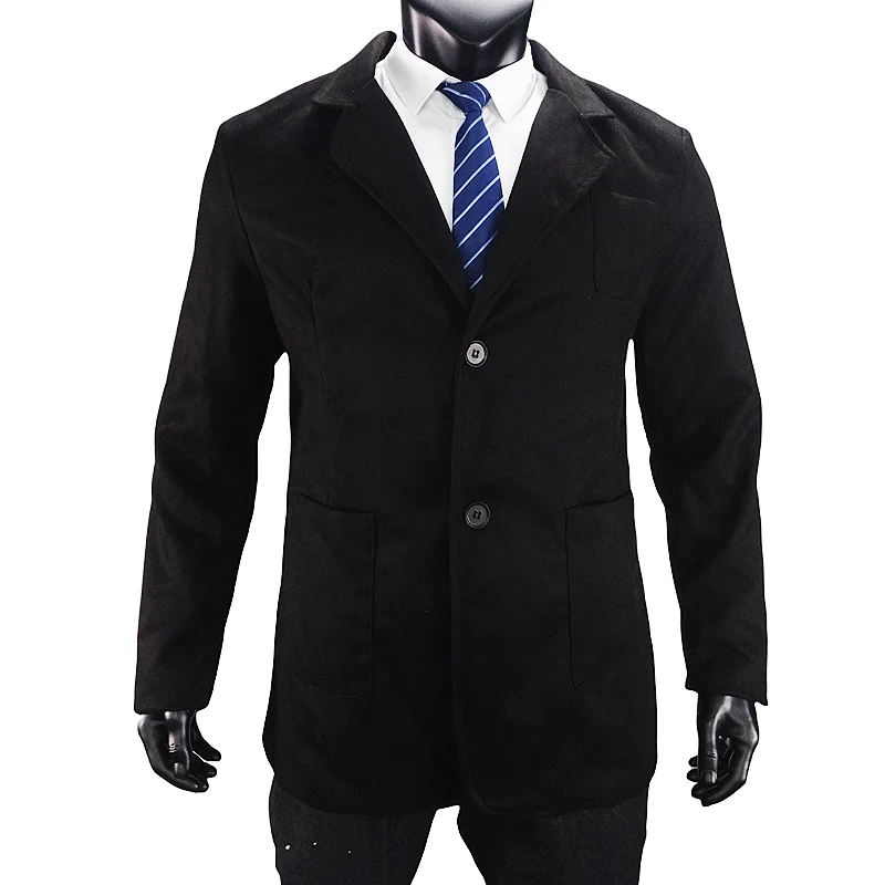 Neue frühlings-und herbst männer jacke einreihige wildleder dünne mantel casual anzug street oberbekleidung männliche kleidung eu größe M-XXL – Detail 17
