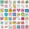 50pcs Self-adhere Motivational labels Cartoon Graffiti Stickers Phone Guitar Laptop Notebook Suitcase Water Bottle Waterproof 3