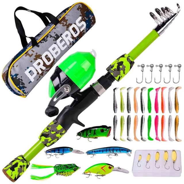 Fishing Gears For Beginner Or Youth Portable Telescoping Fishing Rod And  Reel Combo Portable Telescopic Fishing Rod And Reel