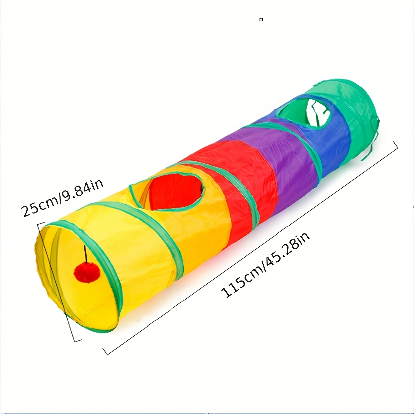 Toy Set With Tunnel, Balls, Mouse, Spring, And Hollow Ball-Perfect For Indoor Cats, Provides Hours Of Fun And Exercise