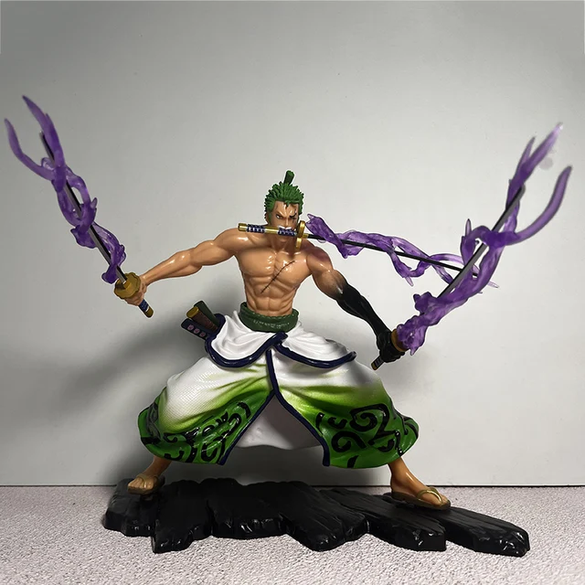 20cm Anime One Piece Zoro Figure Gk Enma Sword Wano Country Kimono Pvc  Figurines Collectable Model Statue Decor Toy For Children - Action Figures  - AliExpress