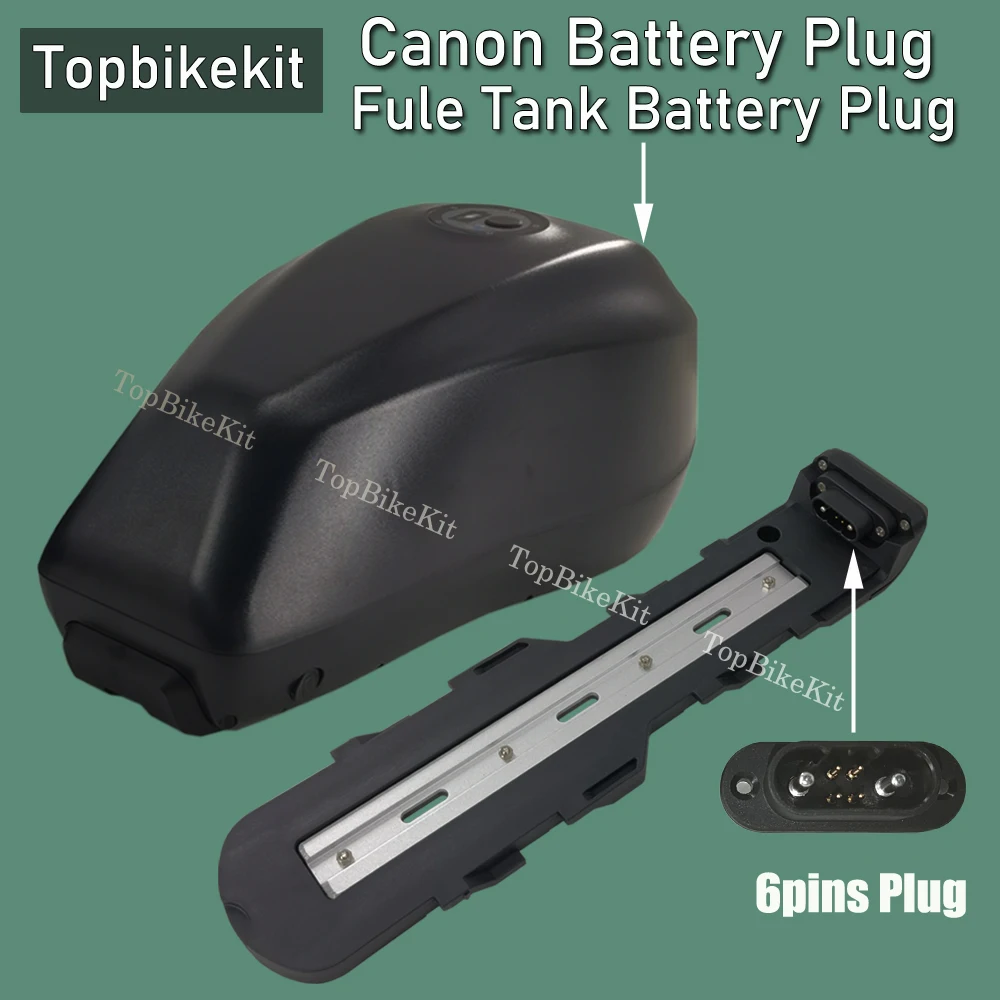 Ebike Shanshan Canon Battery 6pins Power Plug Connector/ Ebike Battery 6pins Plug connector Male/Female for Fule Tank ebike battery holder