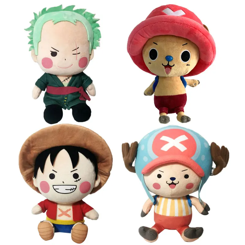 

25cm Anime One Piece 15 Styles Plush Toys Cartoon Figures Luffy Tony Chopper Zoro Kawaii Toy Stuffed Soft Dolls Kids Xmas Gifts