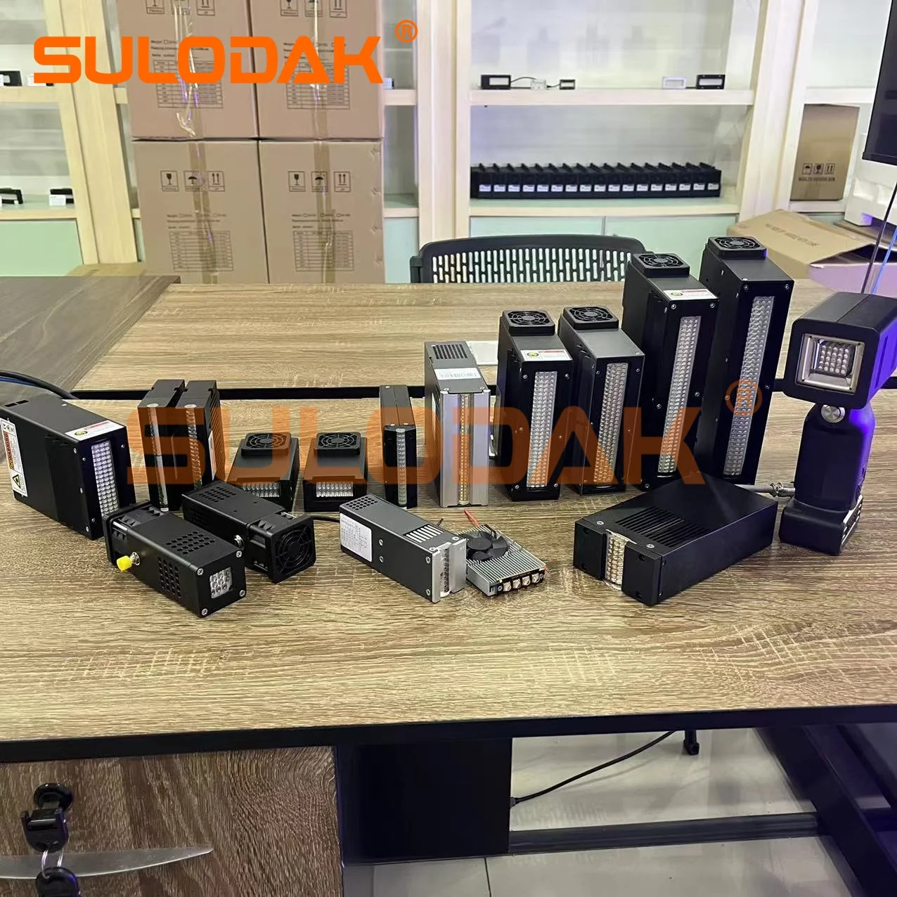 Air cooled UV LED curing lamp UV flatbed printer inkjet printer glue resin ink curing 365nm 395nm LED lamp