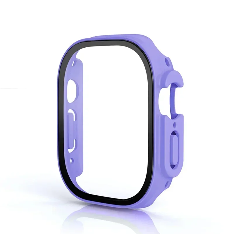 Rugged Shockproof Apple Watch Ultra Case with Tempered Glass Screen Protector