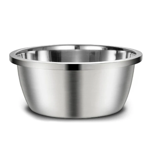 new Stainless Steel Dog Bowls No Spill Metal Food & Water Dish for Large Breeds Pet 3