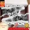 Halloween Skull And Rose Print Flats Sneakers Mens Womens Sports Running Shoes High Quality DIY Sneaker customization Shoe 1