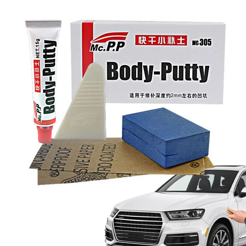ProfessionalCarPaintChipRepairKitAutoPaintRepairPuttyToolsScratchAndSwirlRemover