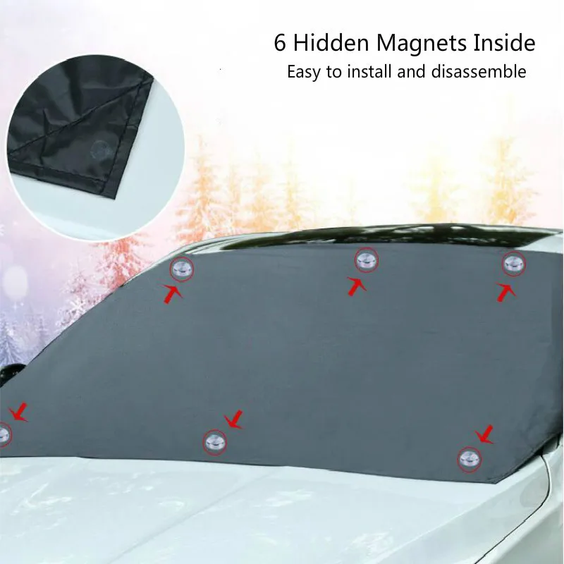 Waterproof Polyester Car Windshield Snow Cover