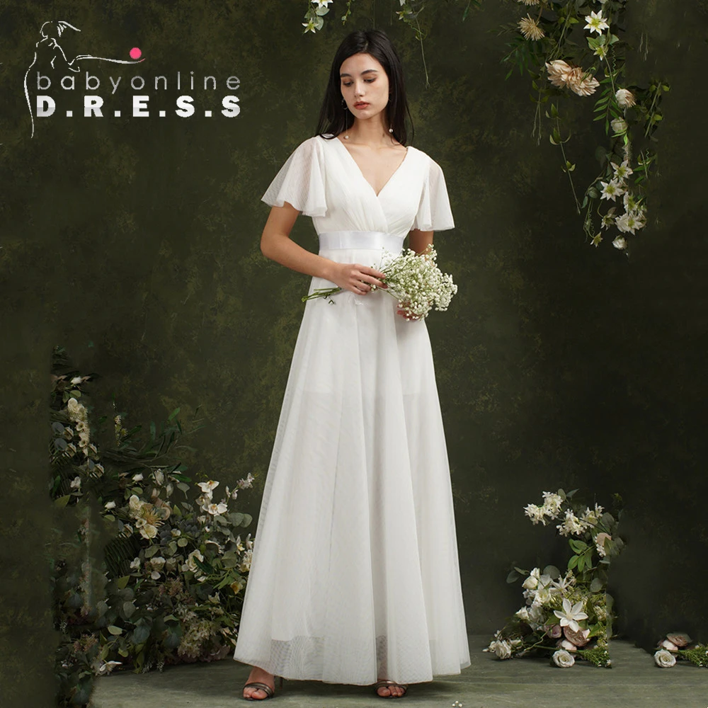 Chiffon Dress David\u0026#039;s Bridal A Line Bridesmaid Dress Bride Dresses  Davids Bridal F19281 New
