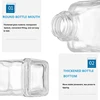2pcs Soap Pump Dispenser Glass Bottle Bathroom Gel Liquid and Shampoo Dispenser Square Glass Bottles with Pumps Soap Container 3