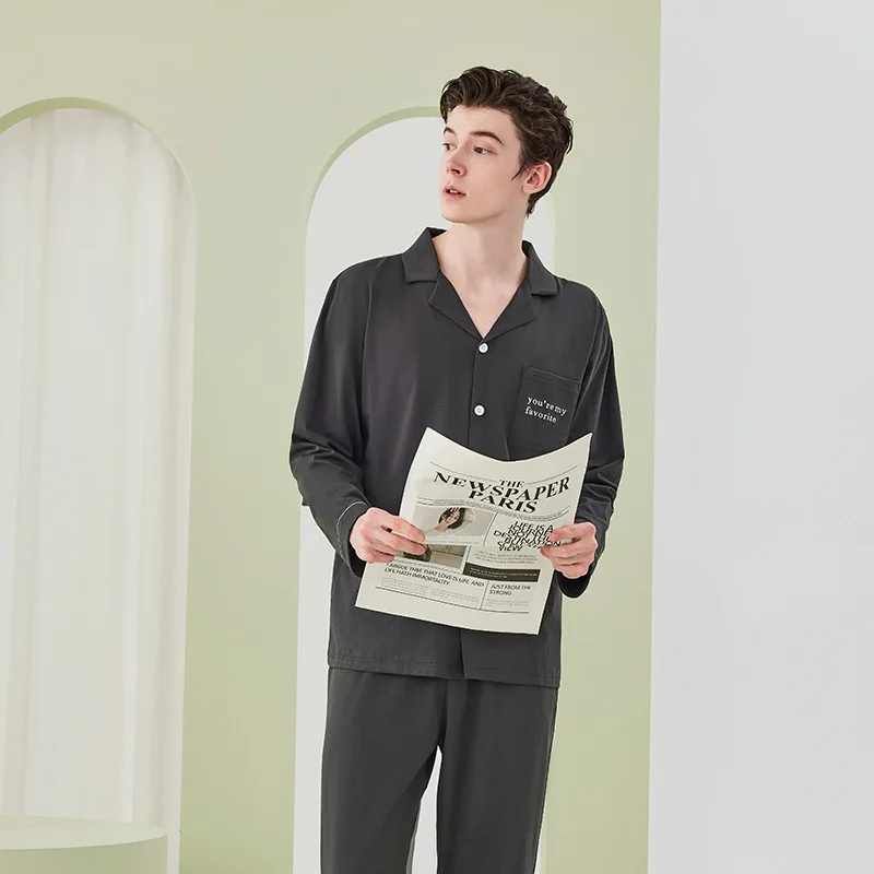 2024 High Quality Pajamas  2Pcs Set Lounge Bedgown for Ladies And Men Pijamas Mujer Home Clothes PJs Pure  Modal Solid Color