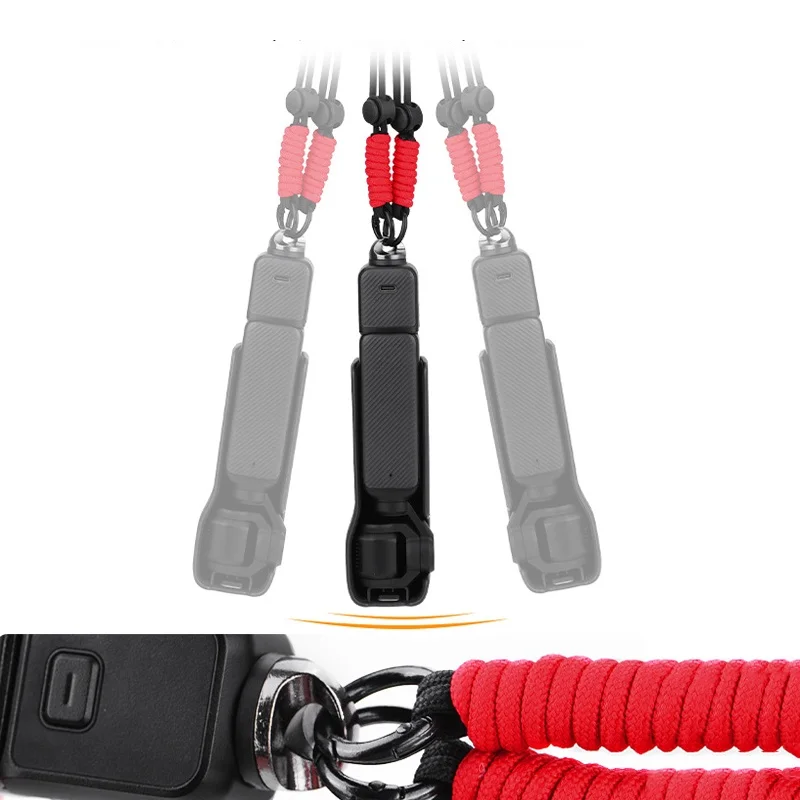Osmo Pocket 3 Neck Lanyard Shoulder Strap Pink - K&F Concept - View #5