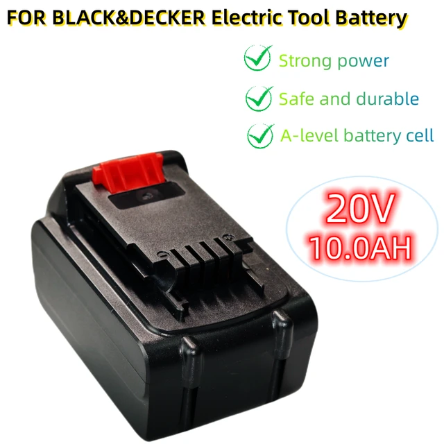 6.0Ah/8.0Ah/10.0Ah Battery Replacement For Black&Decker 20V