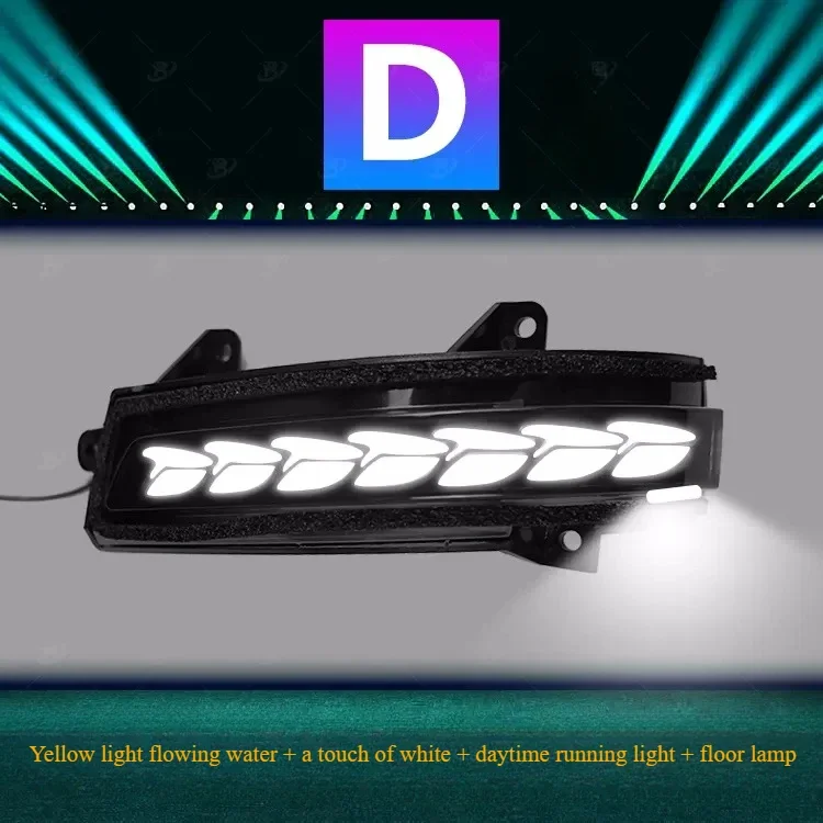 For Honda Fengfan's special rearview mirror, running water turn signal, a touch of blue daytime running lights, dragon scales