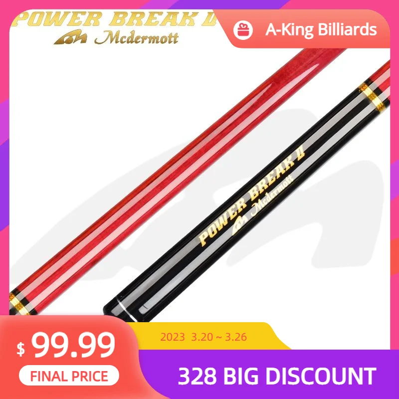 McDermott Billiard Punch&Jump Cue 13mm G10 Tip Carbon Fiber Technology Shaft Tecnologia Billar