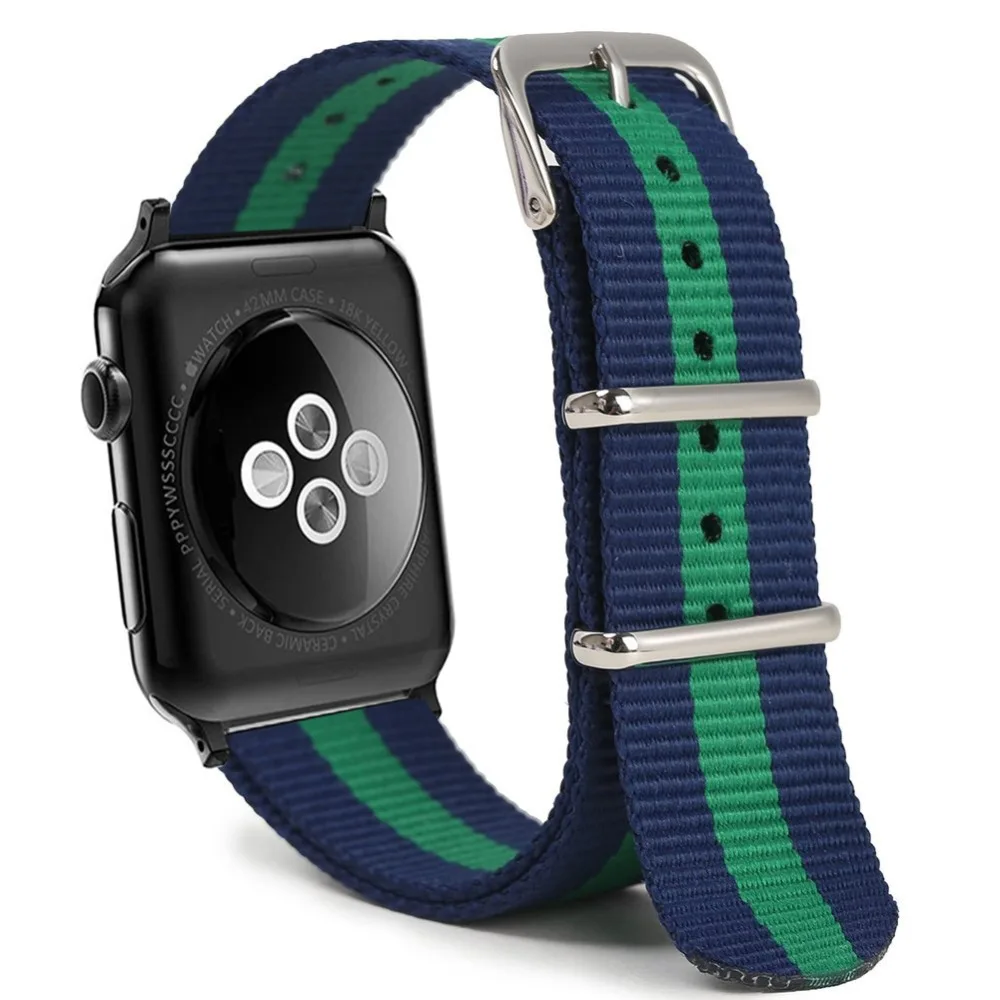 Eastar-Correa de nailon tejido para Apple Watch, correa de reloj para Apple Watch 6, 7, 8, 44mm, 45mm, iwatch 5/4 SE