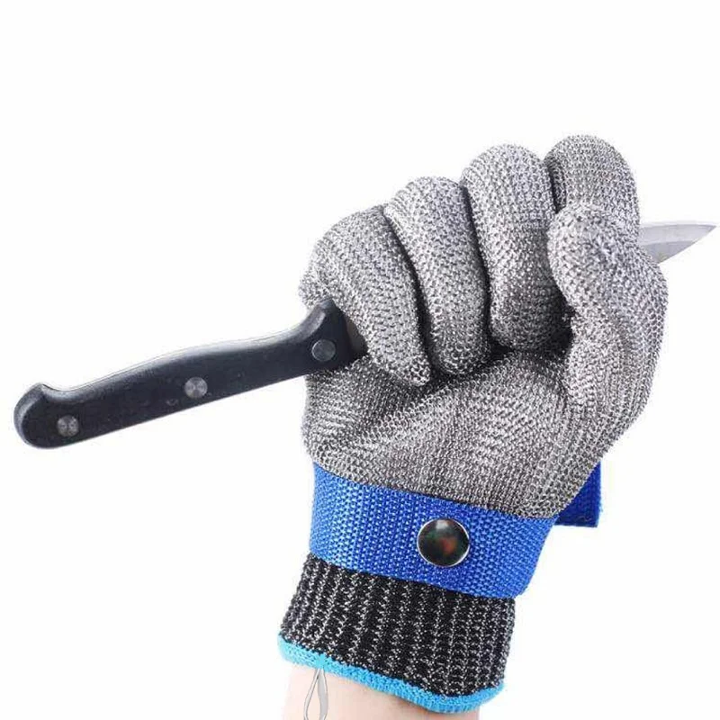 

Anti-cut Outdoor Angeln Handschuhe Messer Cut Beständig Schutz Touch Screen Anti-Slip Ultra-dünnen Stahl Draht Mesh Handschuhe