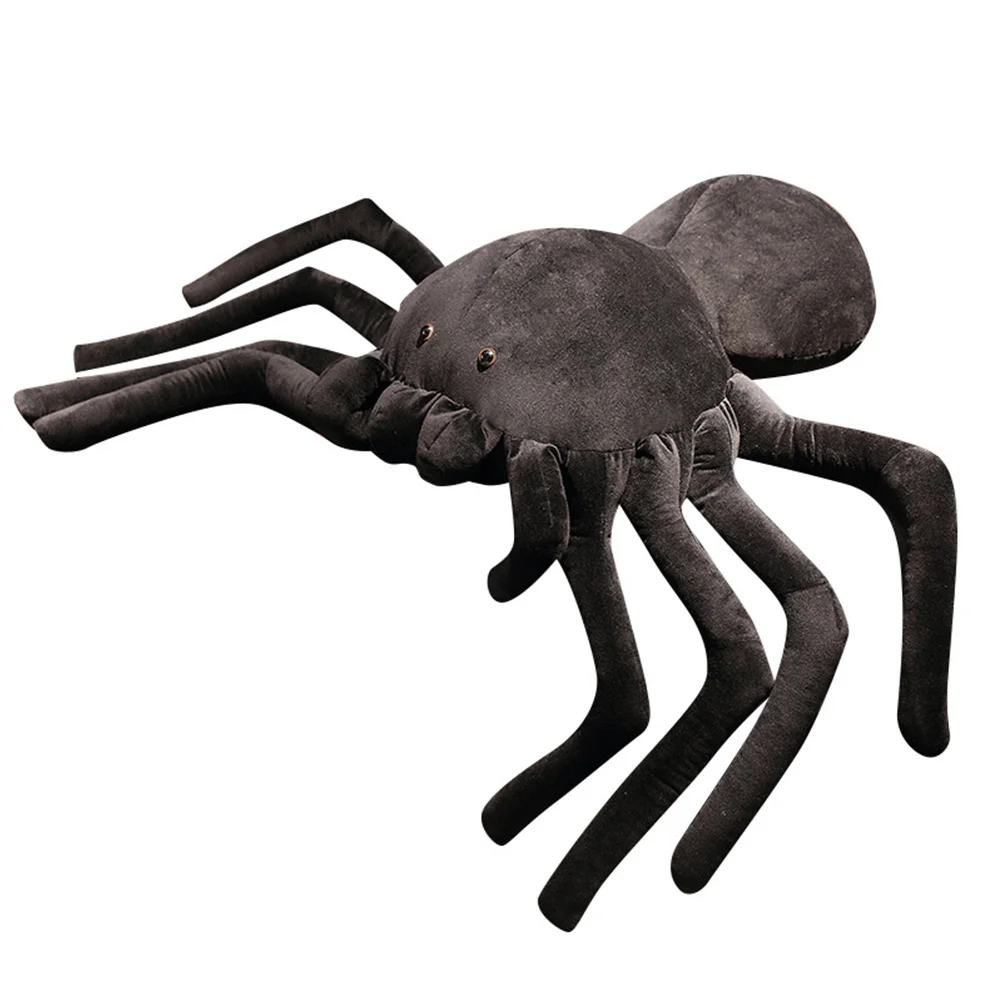 

30/40cm Giant Simulation Spider Stuffed Toys Stuffed Animal Soft Spider Cushion Appease Toy Throw Pillow Kids Scary Horror Toy