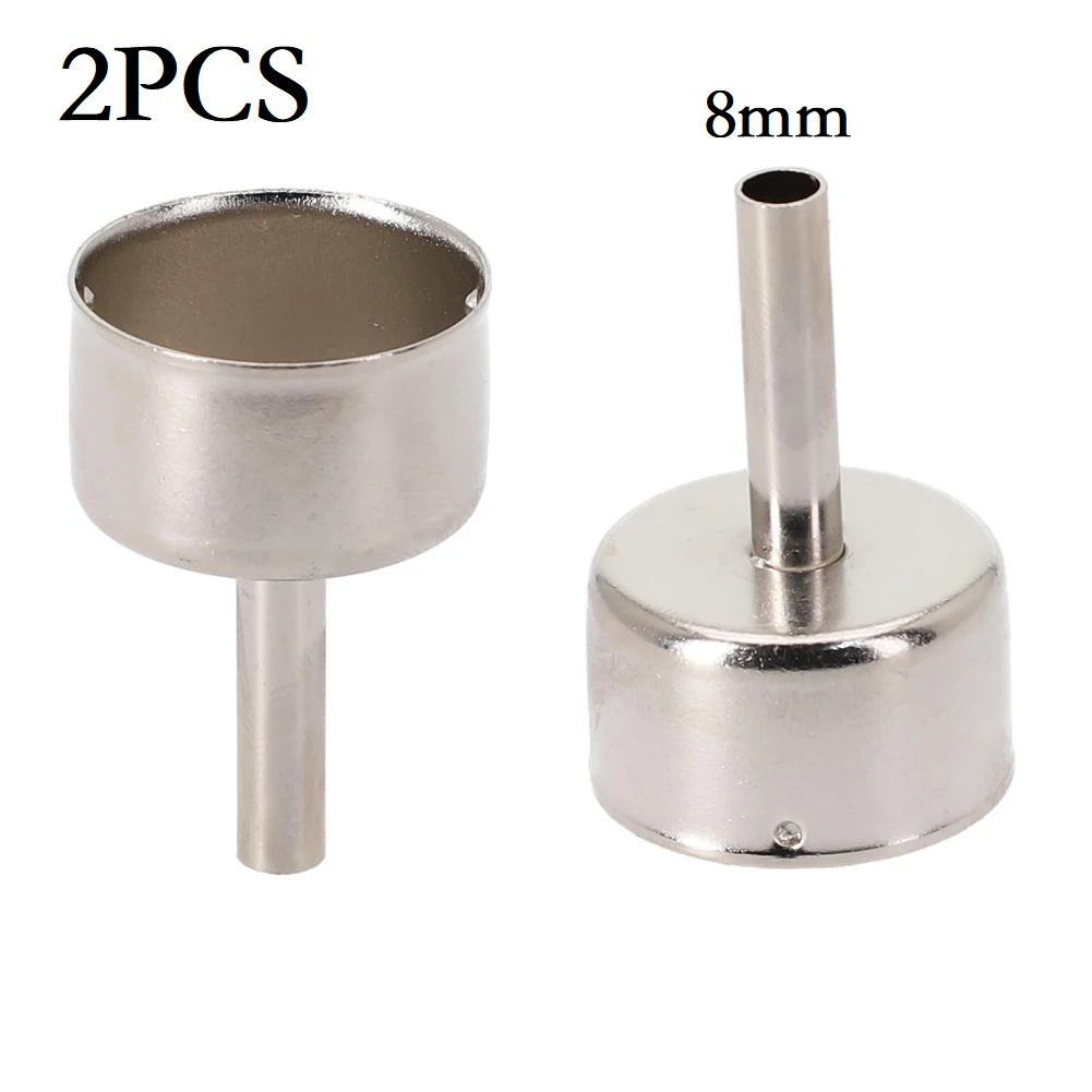 2 PCS 858 Series 22mm Universal Hot-Air Machine Nozzle For Soldering Station 858 858D+ 8586 Stainless Steel Welding Nozzles