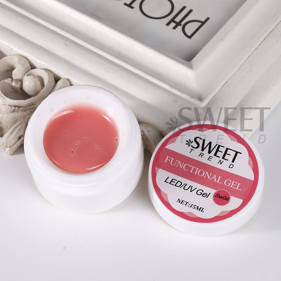 15ml Clear Pink Color Jelly Extension Nail Gel Polish Soak Off UV LED Gel Varnish French Prolong Building Manicure Tips Tools