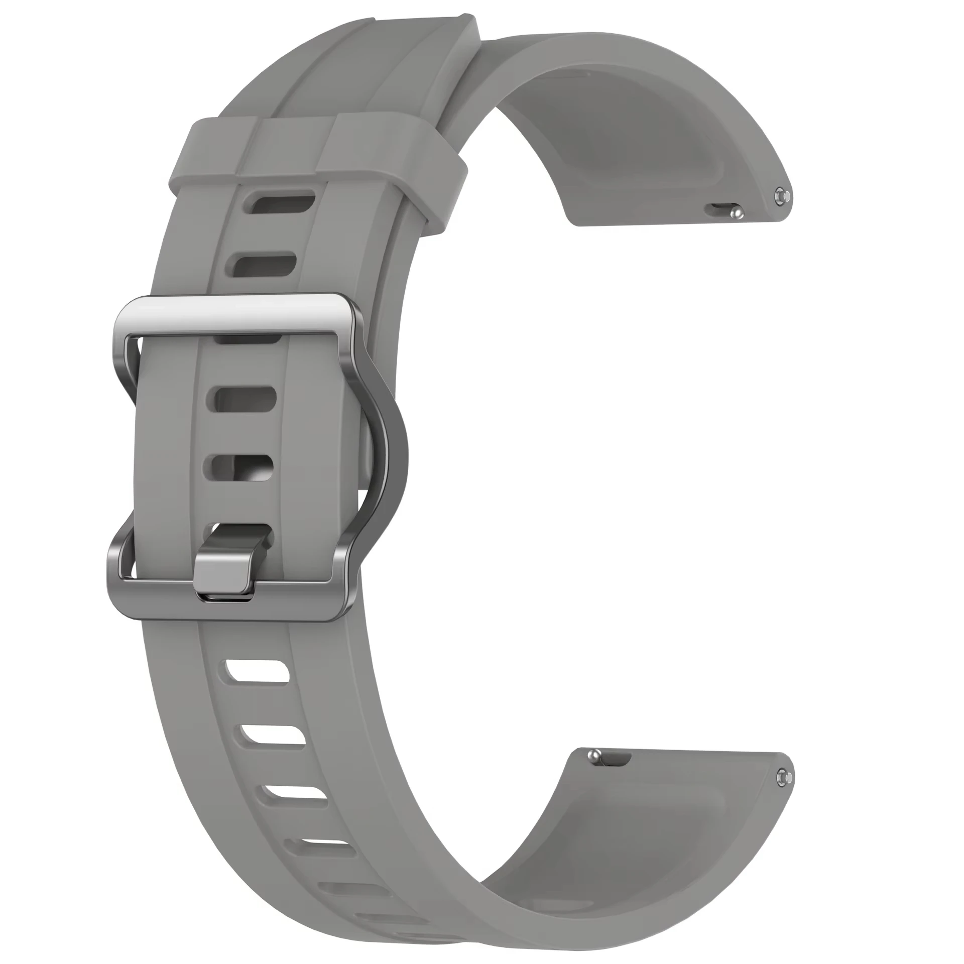 Versatile Silicone Sports Strap - 22mm Replacement Band