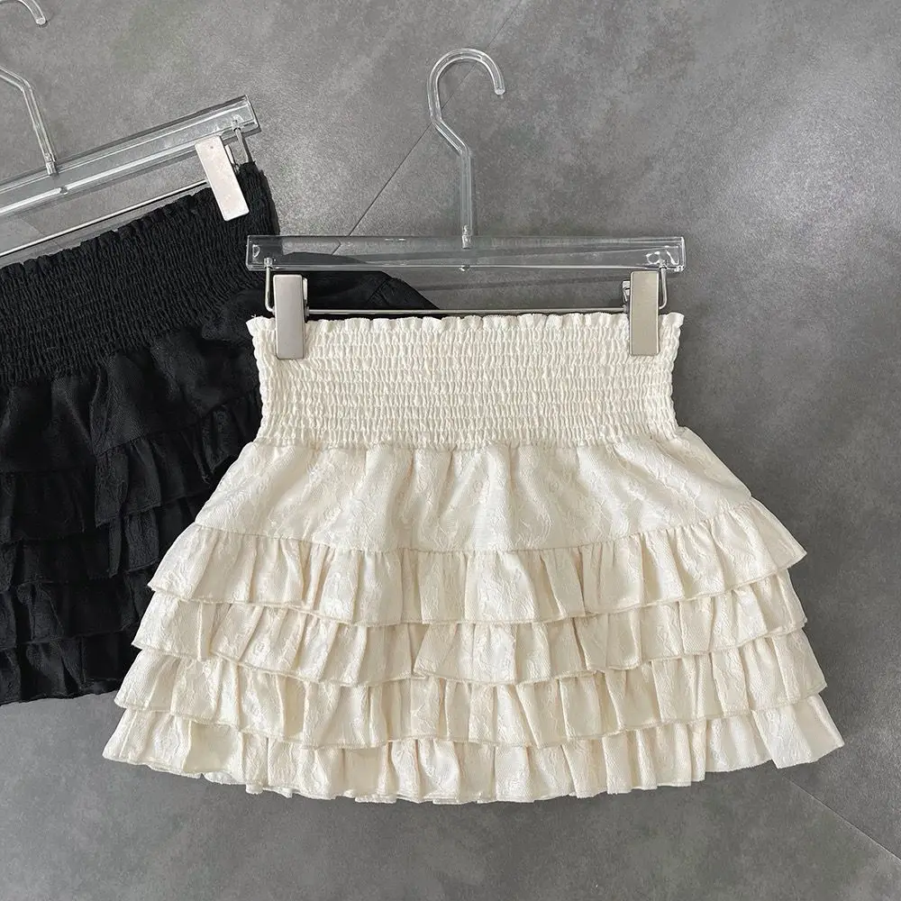 Sweet Y2k Skirt Women High Waist Summer Saia Temperament