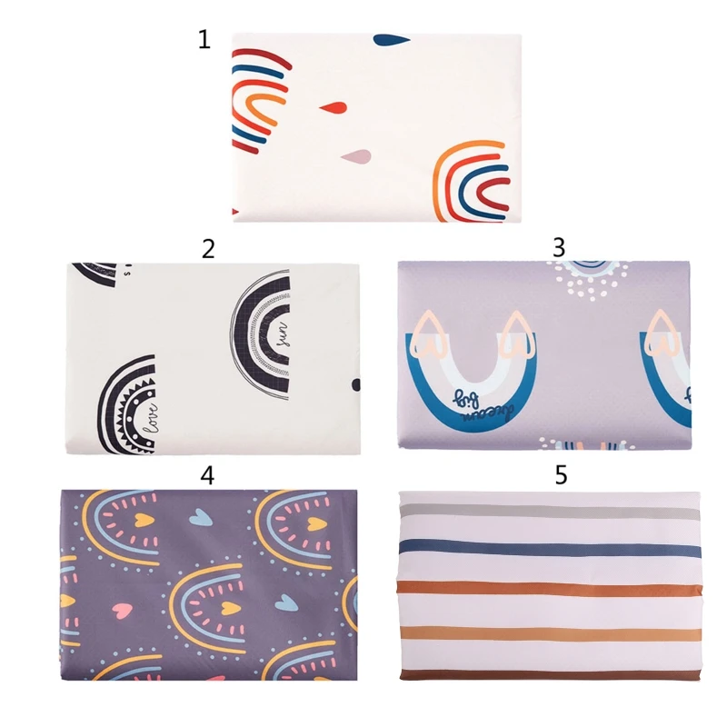 

Anti-Slip Mat for Baby Crawling Highchair Floor Protector Nursery Playmat