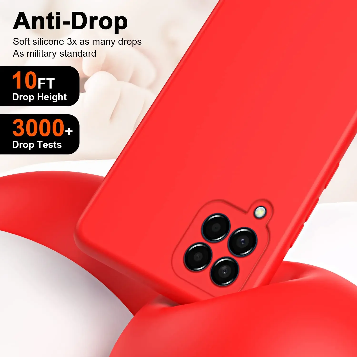 Shockproof Silicone Case For Samsung Galaxy M33 M53 5G A12 M32 A02 A10 A50 A51 A20 A30 M12 M22 A22 M52