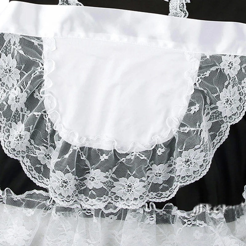 Lolita Hot Costume Babydoll Dress Sexy Lingerie Porno Babydoll Erotic Sleepwear Underwear Bow Lace Sex Maid Cosplay Mini Dress