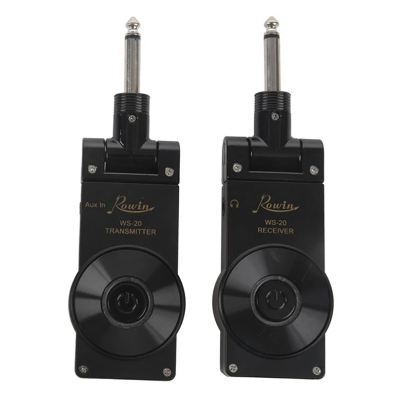 

Rowin WS-20 Wireless Guitar System Transmitte Receive Digital Transmitter for Electric Guitar Bass Violin